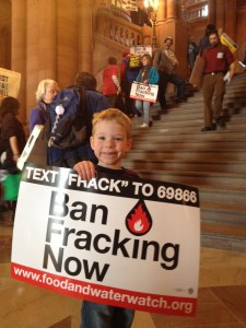 He spent the day one-on-one with his father, fighting to save mother earth.