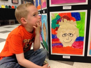 Paxton's Self Portrait on display now is his first public showing.