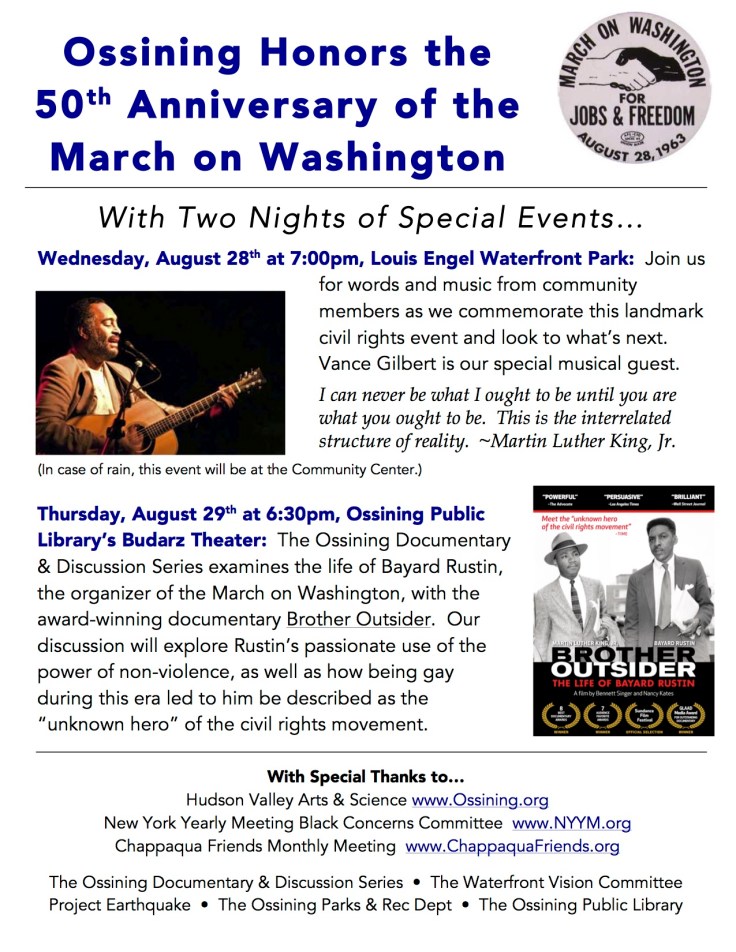 March on Washington, Oss Events V